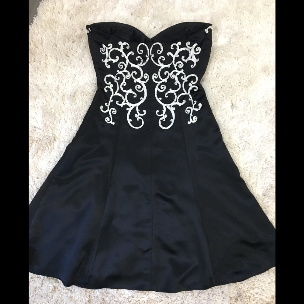 White House Black Market strapless cocktail dress